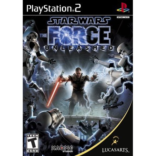 Jogo Star Wars The Force Unleashed Playstation 2 Com arte no disco