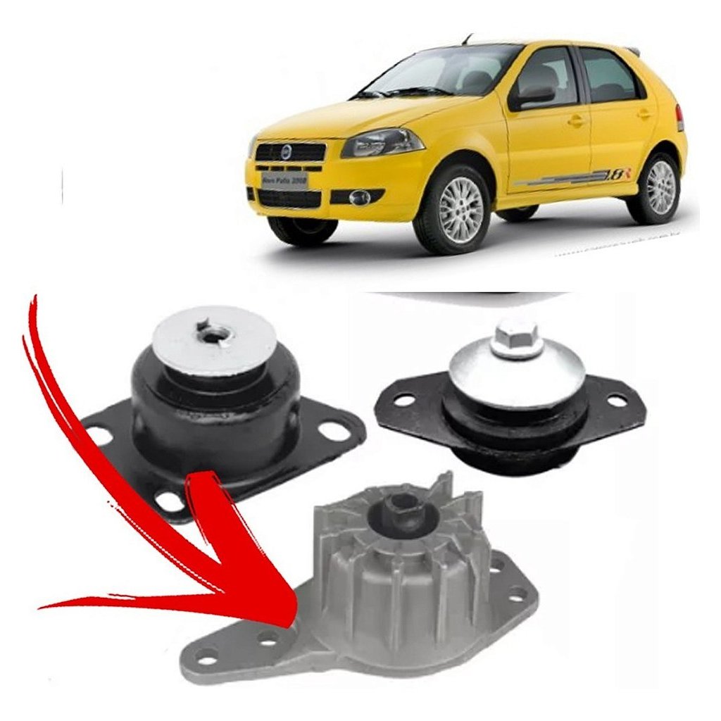 COXIM CÂMBIO MOTOR SUPORTE PALIO SIENA STRADA UNO FIORINO FIRE 1.8 01 02 03 04 05 06 07 08 09 10 11 12 13 14 SHOCKBRAS