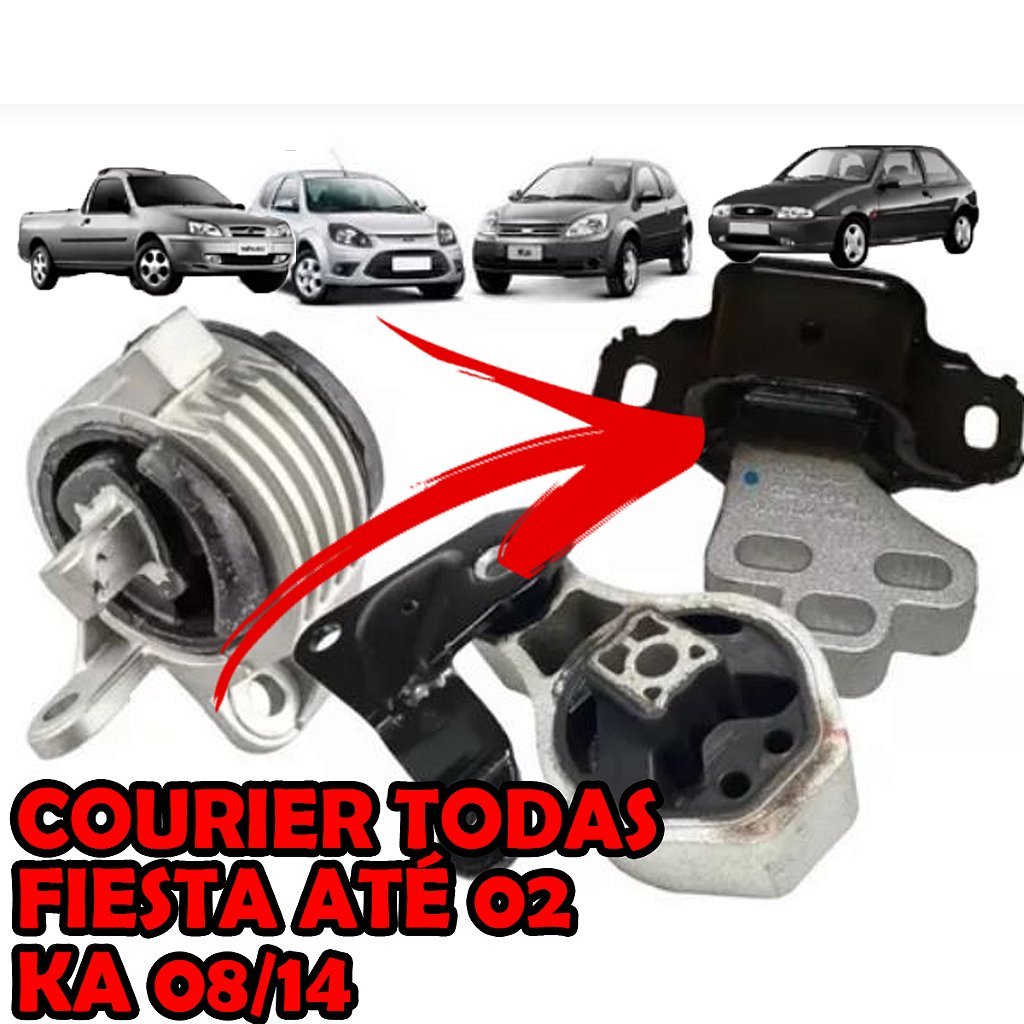 COXIM CÂMBIO MOTOR SUPORTE FORD KA 08/13 FIESTA 96/02 COURIER 96/13 96 97 98 99 00 01 02 03 04 05 06 07 08 09 10 11 12