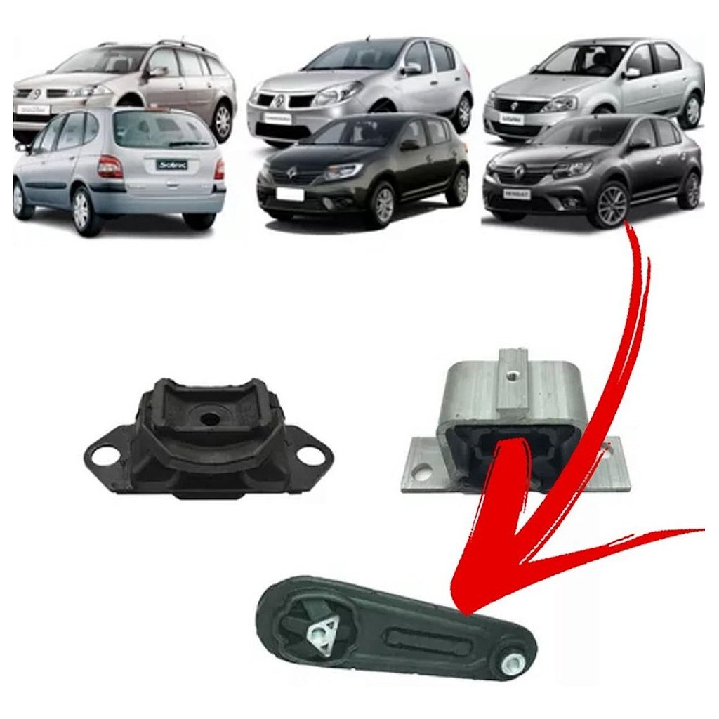 COXIM CÂMBIO MOTOR SUPORTE NISSAN 07/ SENTRA TIIDA GRAND TOUR LOGAN MEGANE 07/ 07 08 09 10 11 12 13 14 15 16 17 SHOCK