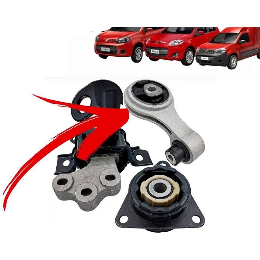 COXIM CÂMBIO MOTOR SUPORTE NOVO UNO FIORINO MOBI PALIO EVO 12/22 12 13 14 15 16 17 18 19 20 21 22 80713 SHOCKBRAS