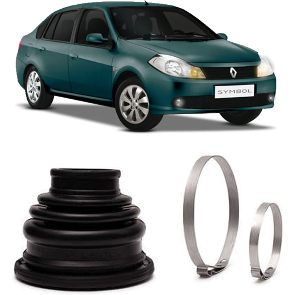 KIT COIFA HOMOCINÉTICO HOMOCINÉTICA LADO CÂMBIO RENAULT SYMBOL 1.0/1.6 09 10 11 12 13 14 15 LADO ESQUERDO MOTORISTA