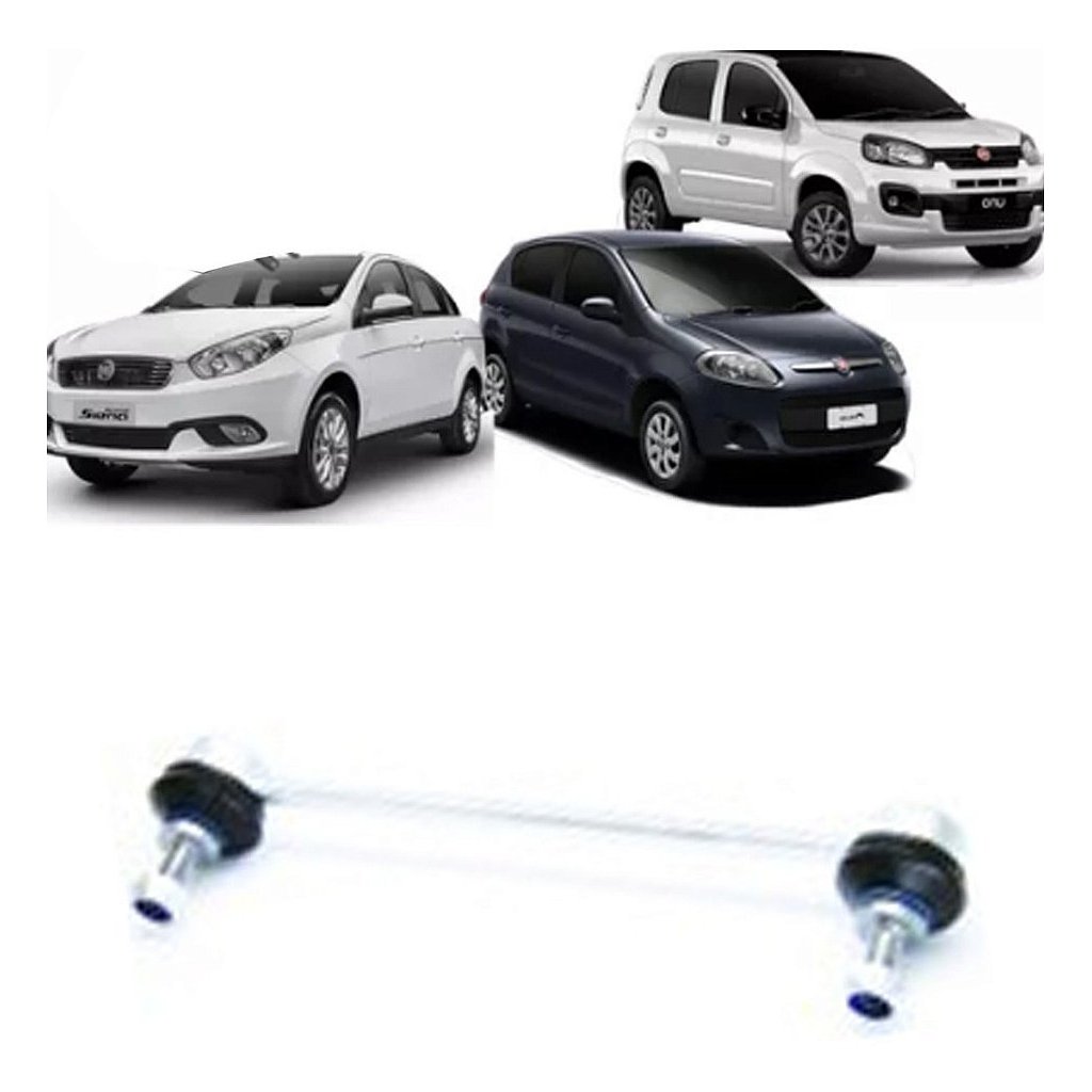 BIELETA SUSPENSÃO BARRA ESTABILIZADORA DIANTEIRA GRAND SIENA PALIO NOVO UNO EVO FIORINO 10 11 12 13 14 15 16 17 18 19 V8