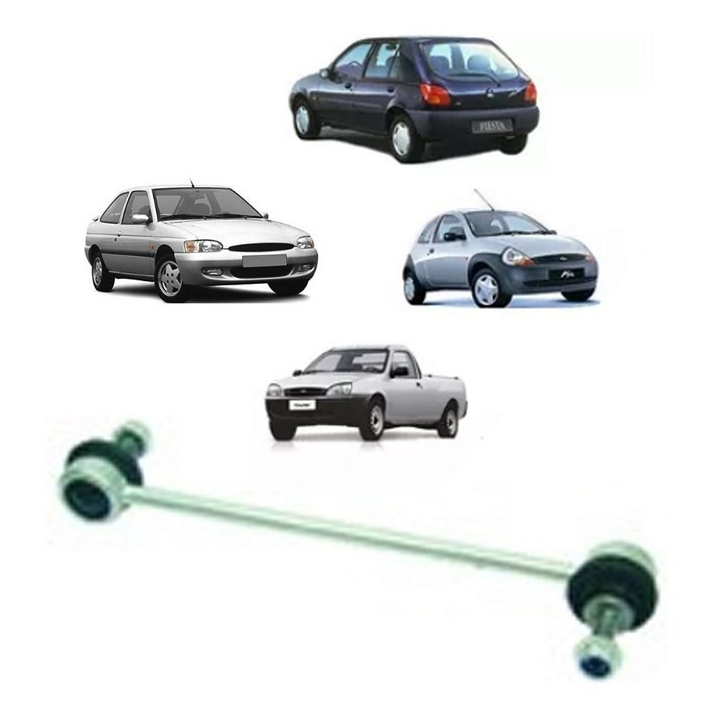 BIELETA SUSPENSÃO BARRA ESTABILIZADORA DIANTEIRA COURIER FIESTA KA 96/02 ESCORT ZETEC 97/03 96 97 98 99 00 01 02 80875