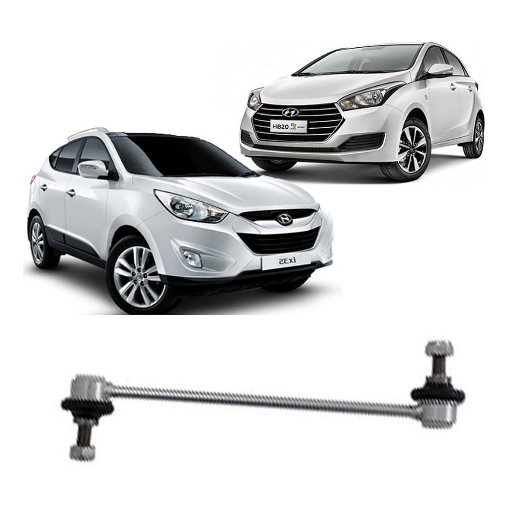 BIELETA SUSPENSÃO BARRA ESTABILIZADORA DIANTEIRA HYUNDAI HB20 IX35 13/22 13 14 15 16 17 18 19 20 21 22 81699 BORTEC