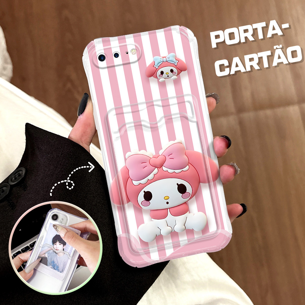 Capa Para iPhone 7 8 Plus Desenho Capinha Macia Silicone 6173 KBK