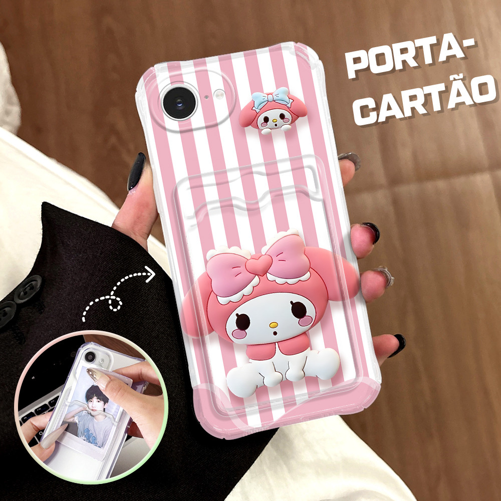 Capa Para iPhone 17E 16E Desenho Capinha Macia Silicone 6173 KBK