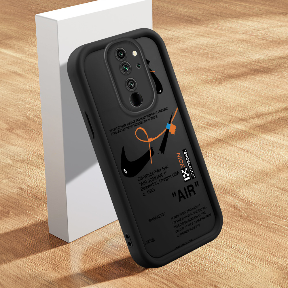 Capinha Para Xiaomi Redmi Note 8 Pro Capa de Celular de Silicone Preta no Estilo Simples TY5859 em Oferta na Shopee