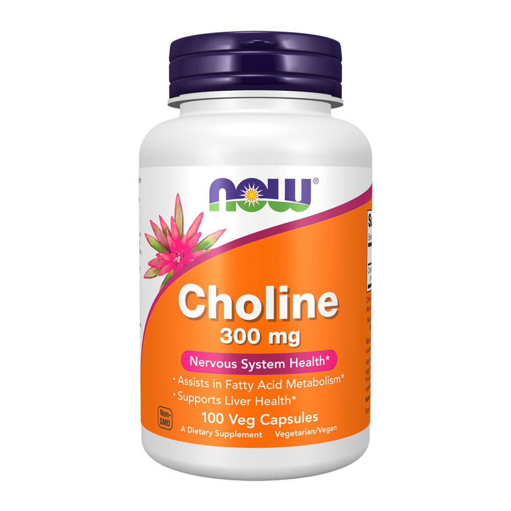 Colina Now Foods 300mg 100 Cápsulas Suplemento Vegetal em Oferta na Shopee