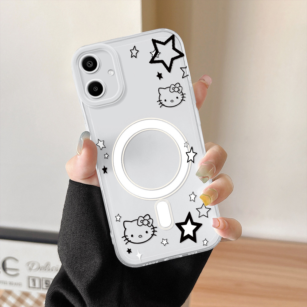 Capinha Capa Para Samsung Galaxy A06 Bonito Estrela Transparente Silicone De Celular 0117TSY em Oferta na Shopee