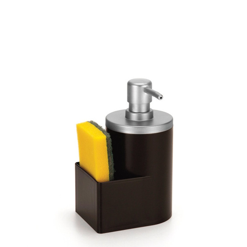 AÇO ESCOVADO - DISPENSER 600ML P/ DETERGENTE / BUCHA
