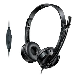 Headset Rapoo H100 Fone De Ouvido Com Microfone P2 P3 3.5mm PC Notebook Celular - Redutor de Ruído