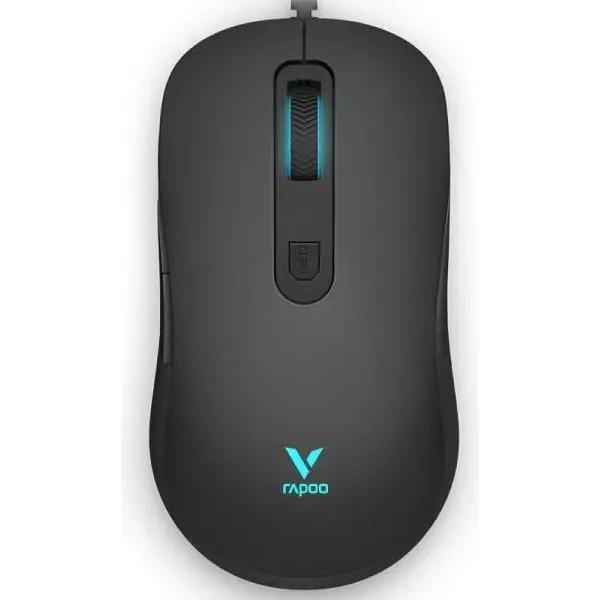 Mouse Gamer Rapoo V16 Rgb Com Fio Usb 12800 Dpi 5 Botões