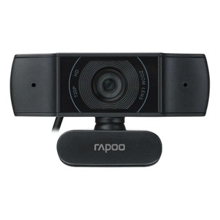 Webcam Rapoo C200 HD 720p Foco Automático Microfone Integrado Rotação 360 PC Notebook Reuniões