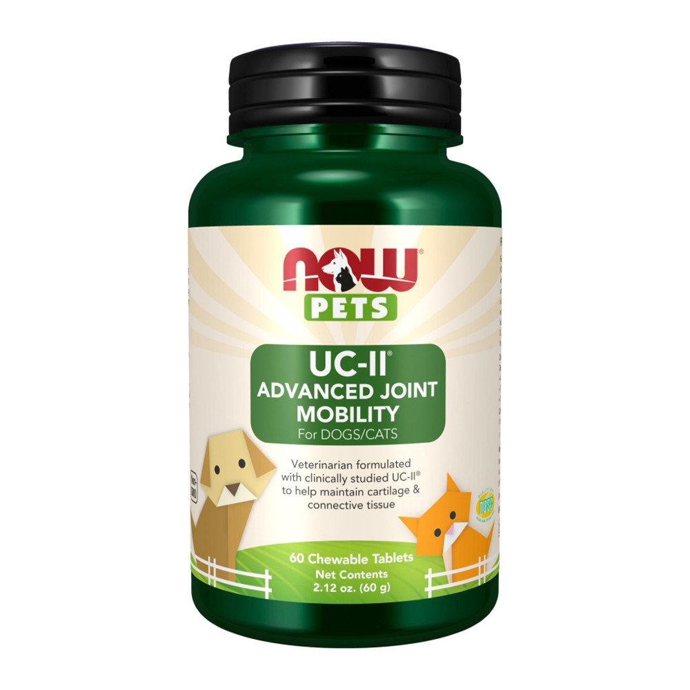 UC-II Now Pets 60 Tabs Colágeno Suporte Articular Mobilidade em Oferta na Shopee