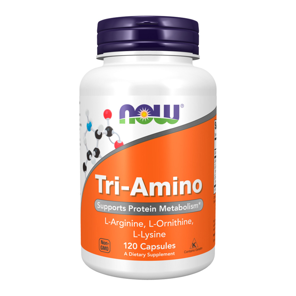 Tri-Amino Now Foods 120 Caps Aminoácidos Suporte Nutricional em Oferta na Shopee