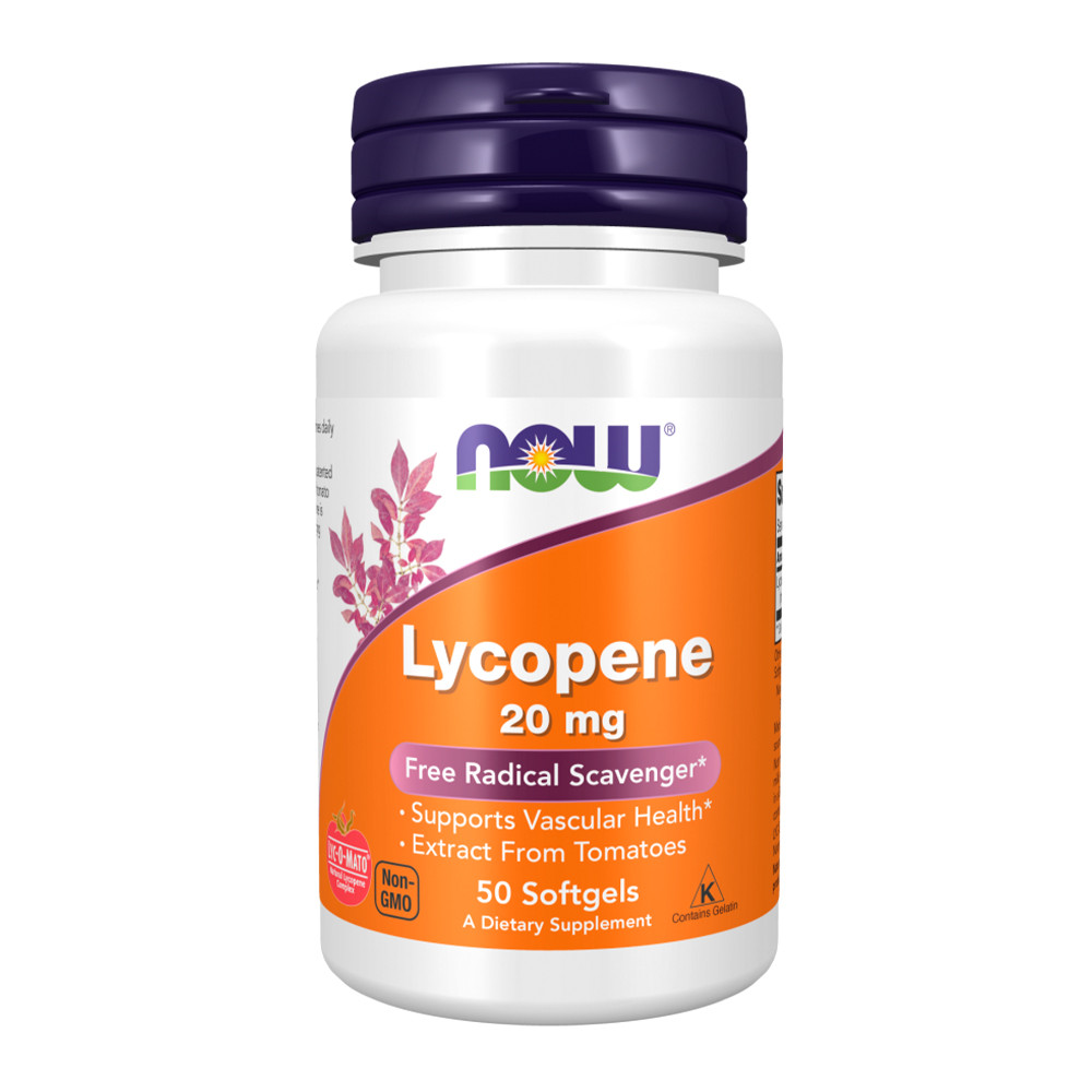 Licopeno Now Foods 20mg 50Sof Suplemento Bem-Estar Nutrição