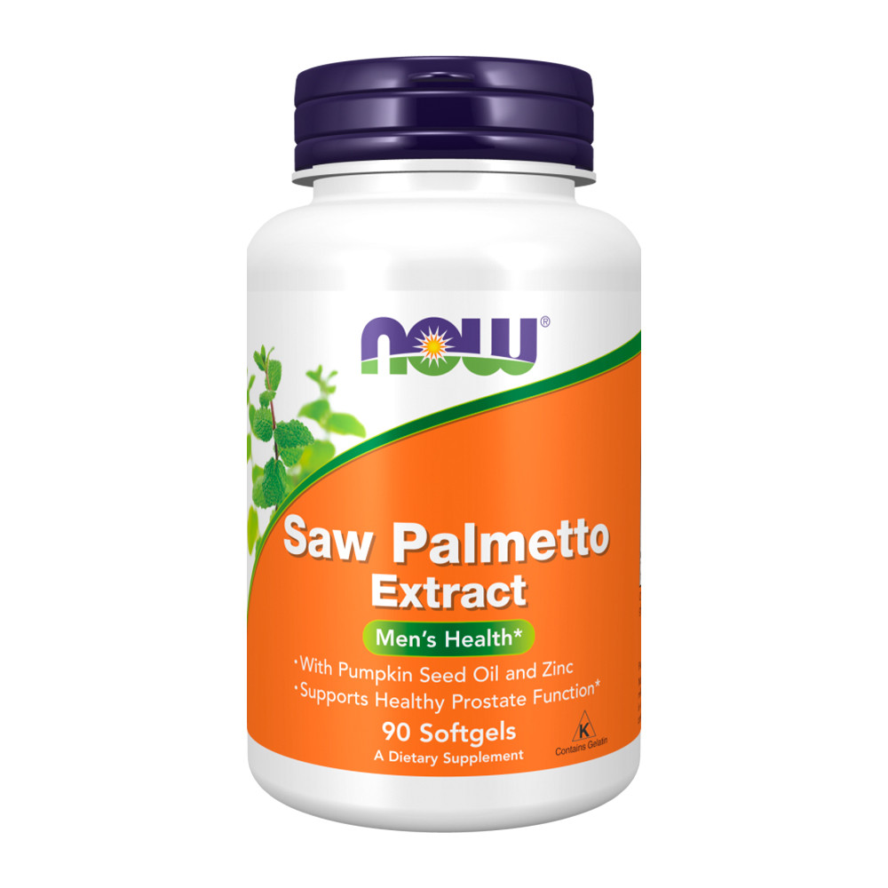 Now Foods Saw Palmetto 80mg 90 Softgels Bem-Estar Masculino em Oferta na Shopee