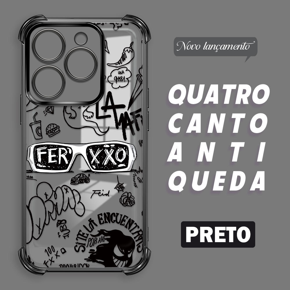 Capinha Para Infinix Smart 8 Pro HD Plus Hot 40i Tecno Spark 20 20C Pop 8 Go 2024 Capa De Celular Case Protetora FS 0819