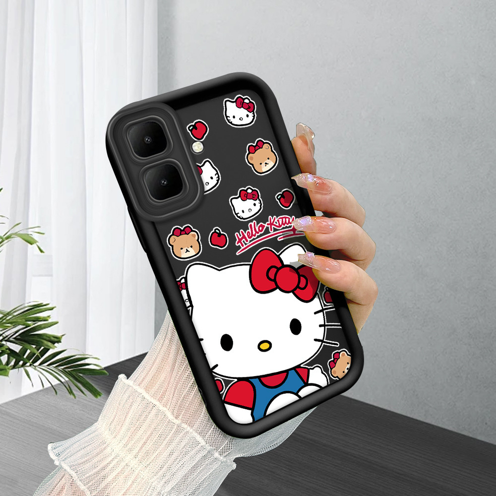 Capinha Para Infinix Smart 10 Capa De Celular Macia Silicone Protetora Preta Case BTY 5203