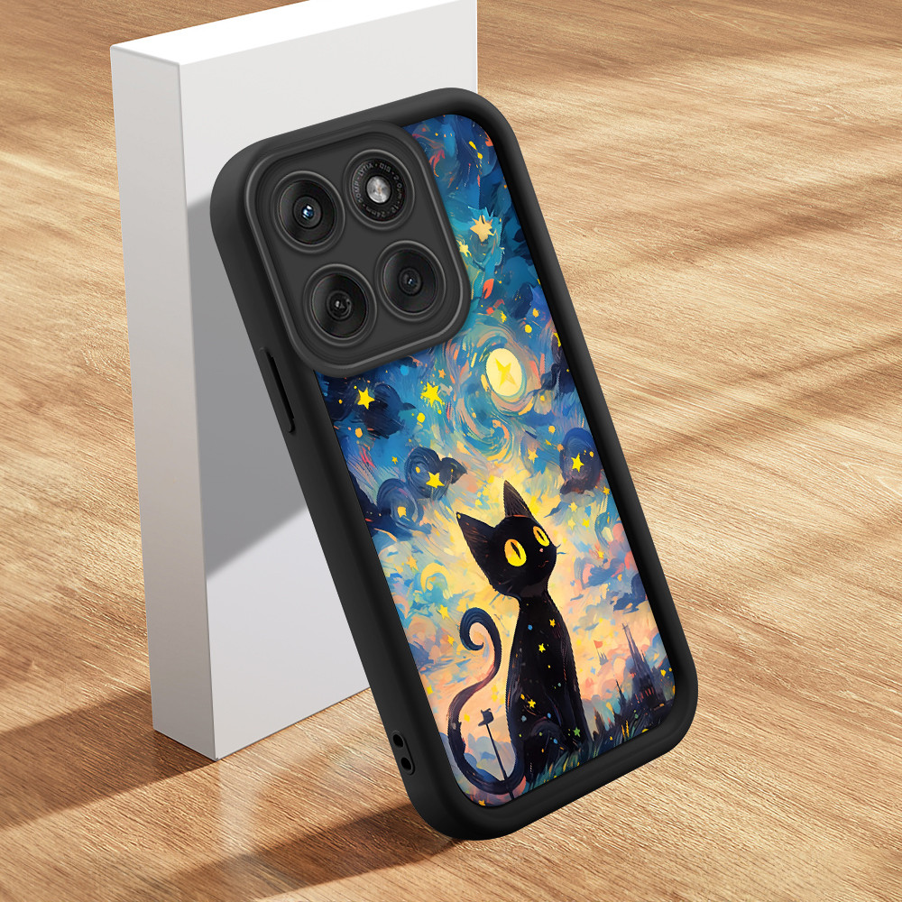 Capinha Para Motorola Moto Edge 60 Fusion 60 5G Capa De Celular Macia Silicone Protetora Preta Case BTY 5466 em Oferta na Shopee