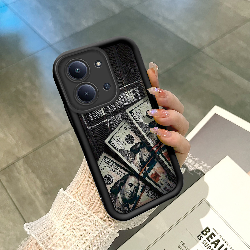 Capinha Para Xiaomi Redmi 15C 4G Capa De Celular Macia Silicone Protetora Preta Case BTY 6967 em Oferta na Shopee