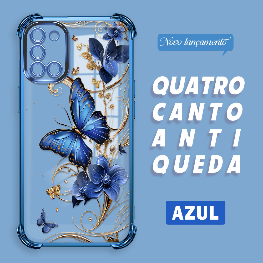 Capa Para Samsung Galaxy A31 Transparente Capinha 0647 FS em Oferta na Shopee