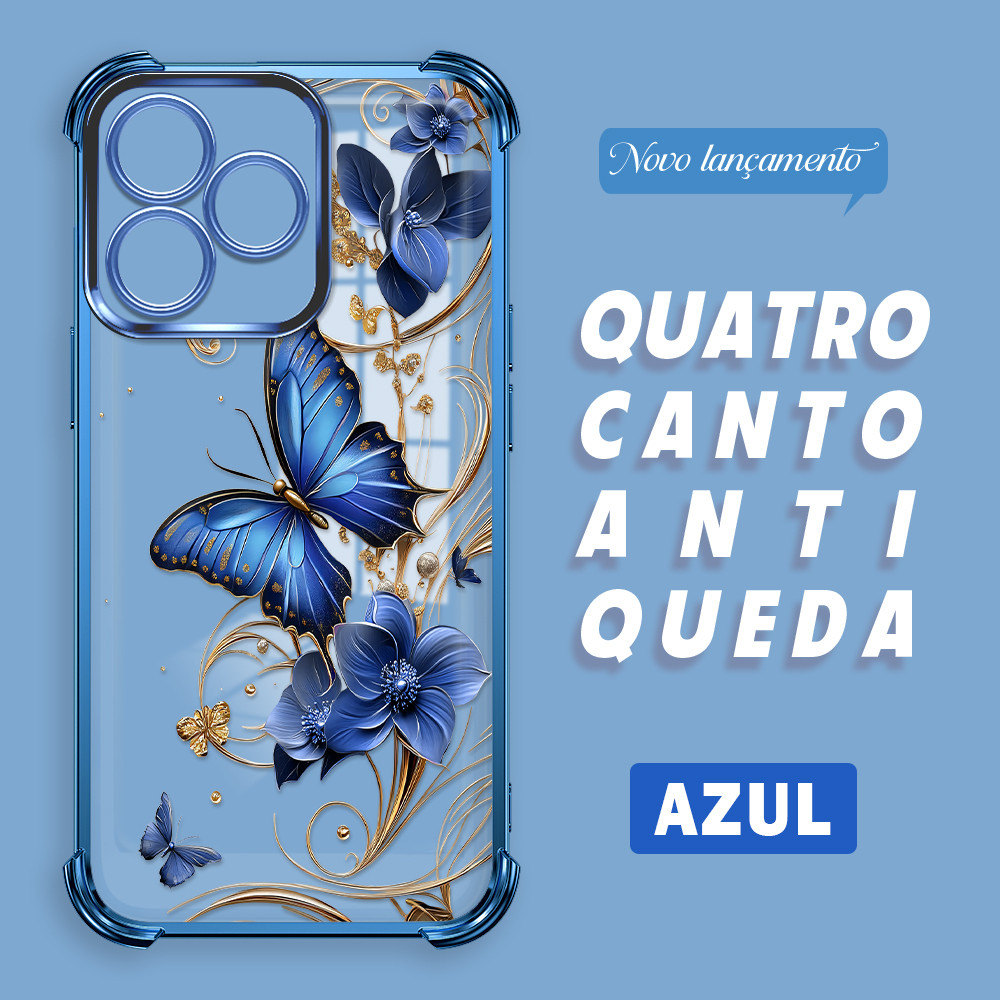 Capa Para Realme C53 C51 Note 50 Narzo N53 Transparente Capinha 0647 FS