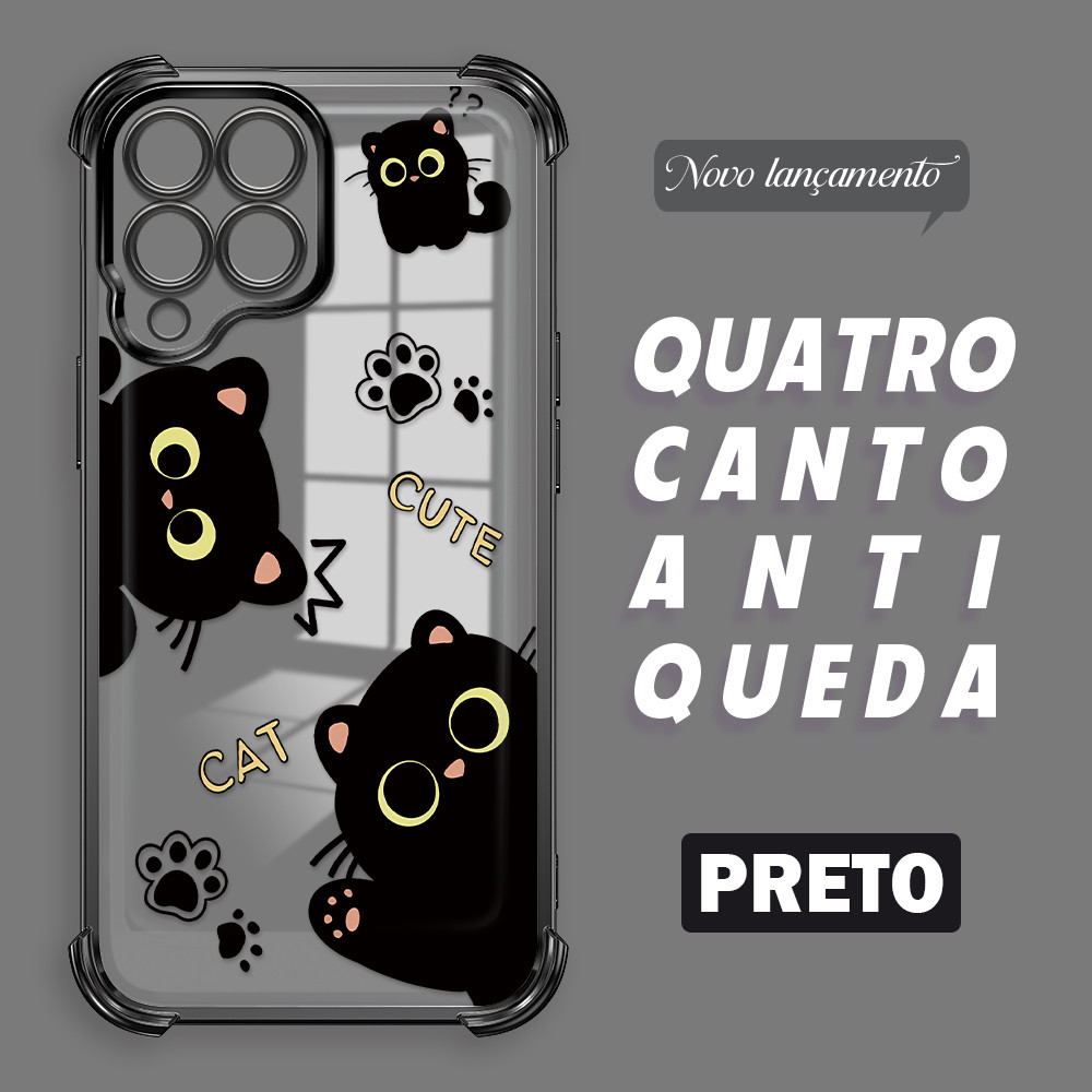 Capa Para Samsung Galaxy M53 5G Transparente Capinha 0490 FS