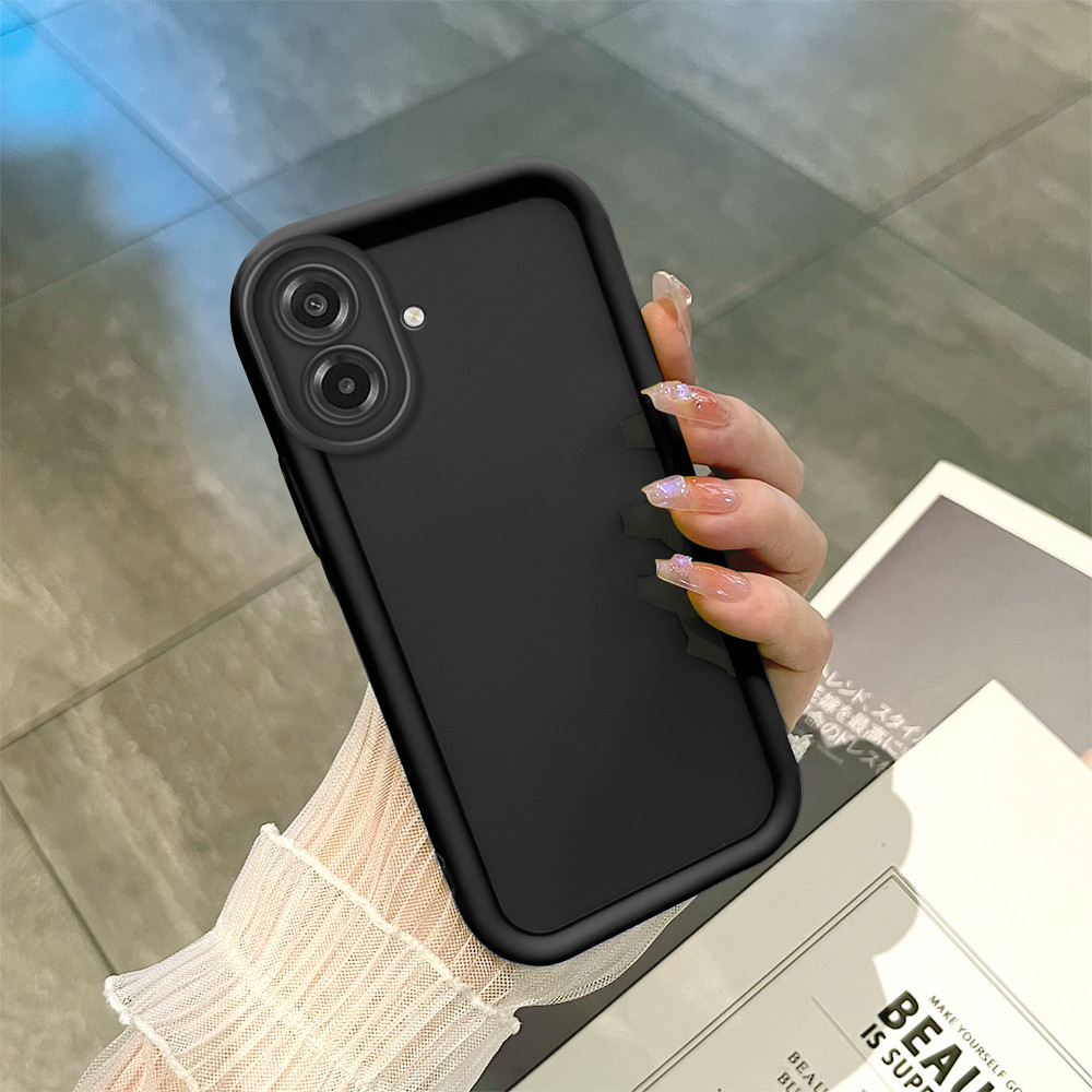 Capinha Para Samsung A07 4G Case Capa De Celular Macio Silicone Black 5000 em Oferta na Shopee