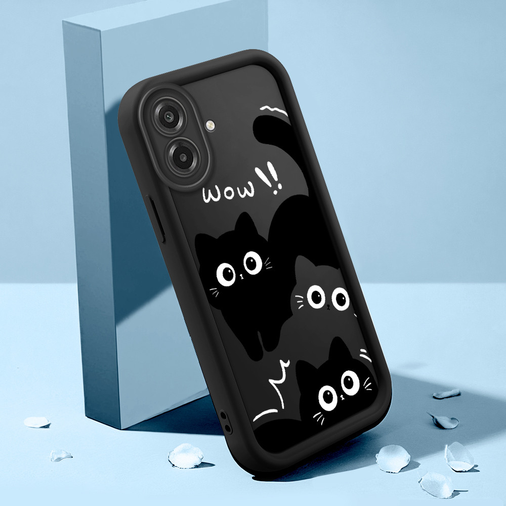 Capinha Para Samsung A07 4G Silicone Macia Capa De Celular 5557 em Oferta na Shopee