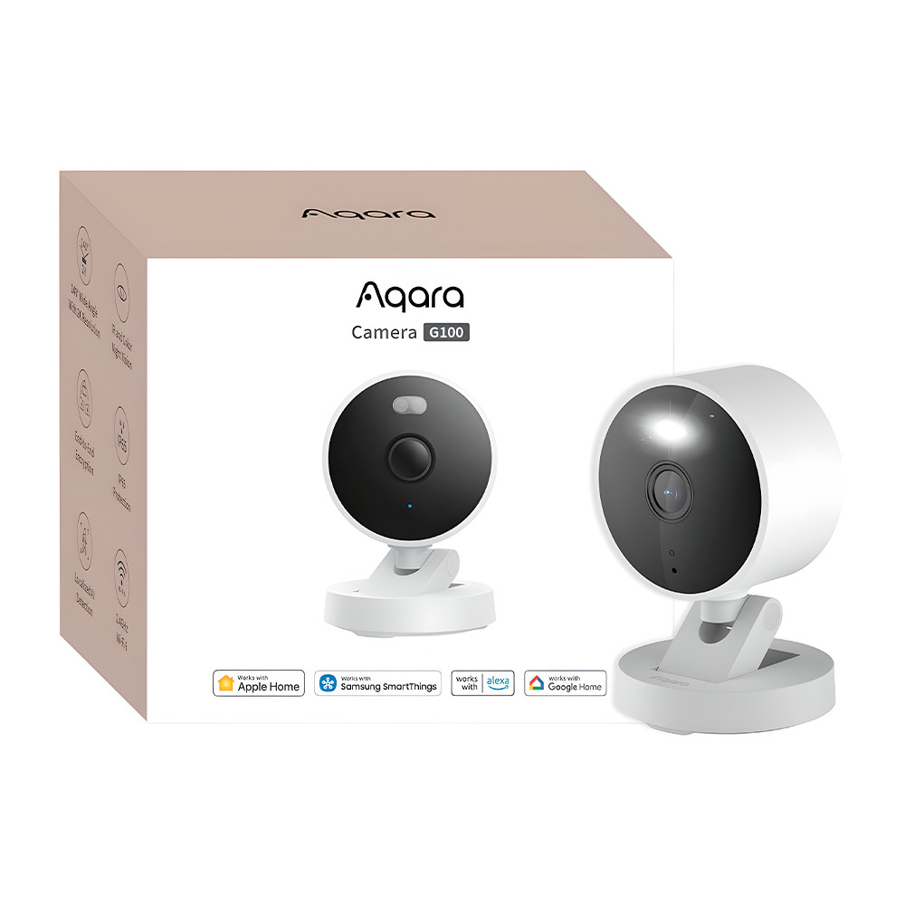 Câmera Inteligente Aqara G100 Select 2k Wifi HomeKit Branca