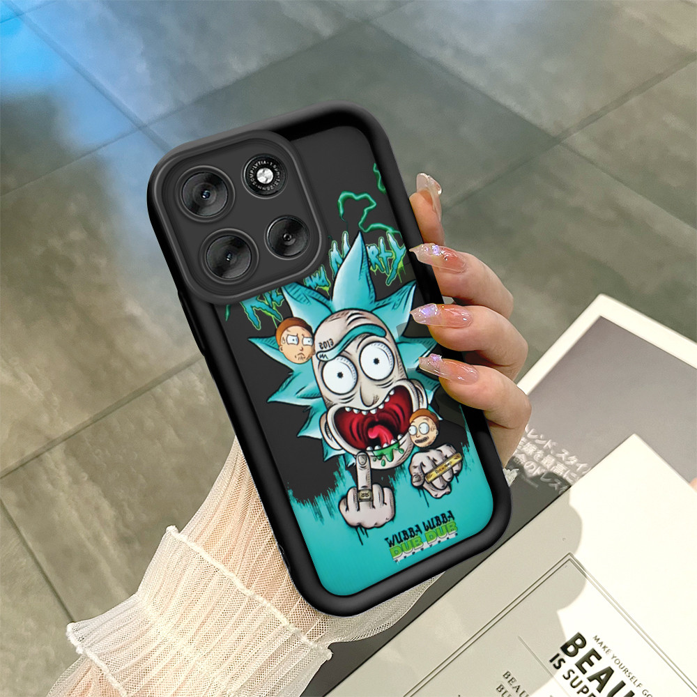 Capa De Telefone Para Motorola Moto G56 5G Silicone Quadrada Macia Capinha 6146 TYB em Oferta na Shopee