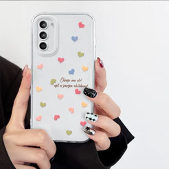 Capinha Para Motorola Moto G52 G82 5G Capa De Transparente Silicone Case TSY0056