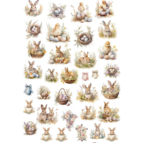 Decalque Porcelana Forno Caseiro - Páscoa Variados