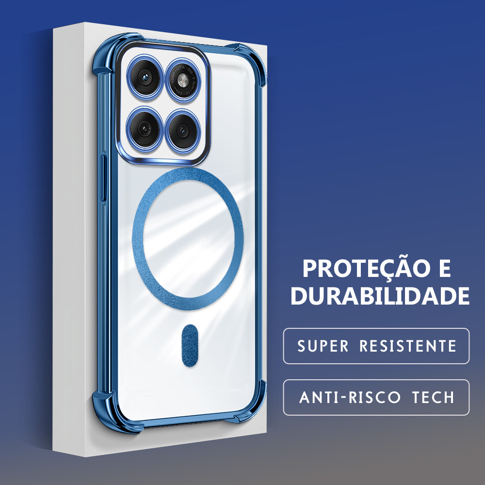 Capa Para Motorola Moto Edge 60 Fusion 5G Capinha Anti Choque Case Transparente 0056 FS