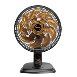 Ventilador Mesa/Parede Mallory Egeo Pr/Dr 140W