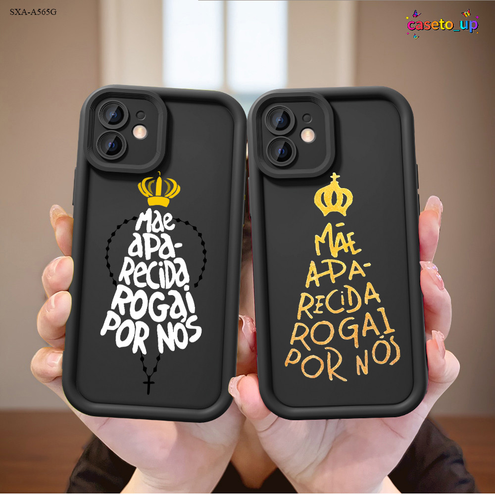 Capinha de Silicone Preta Para Samsung Galaxy A56 A55 A54 A53 A52 A52S A36 A35 A34 A32 4G 5G Capa de Celular TY7116