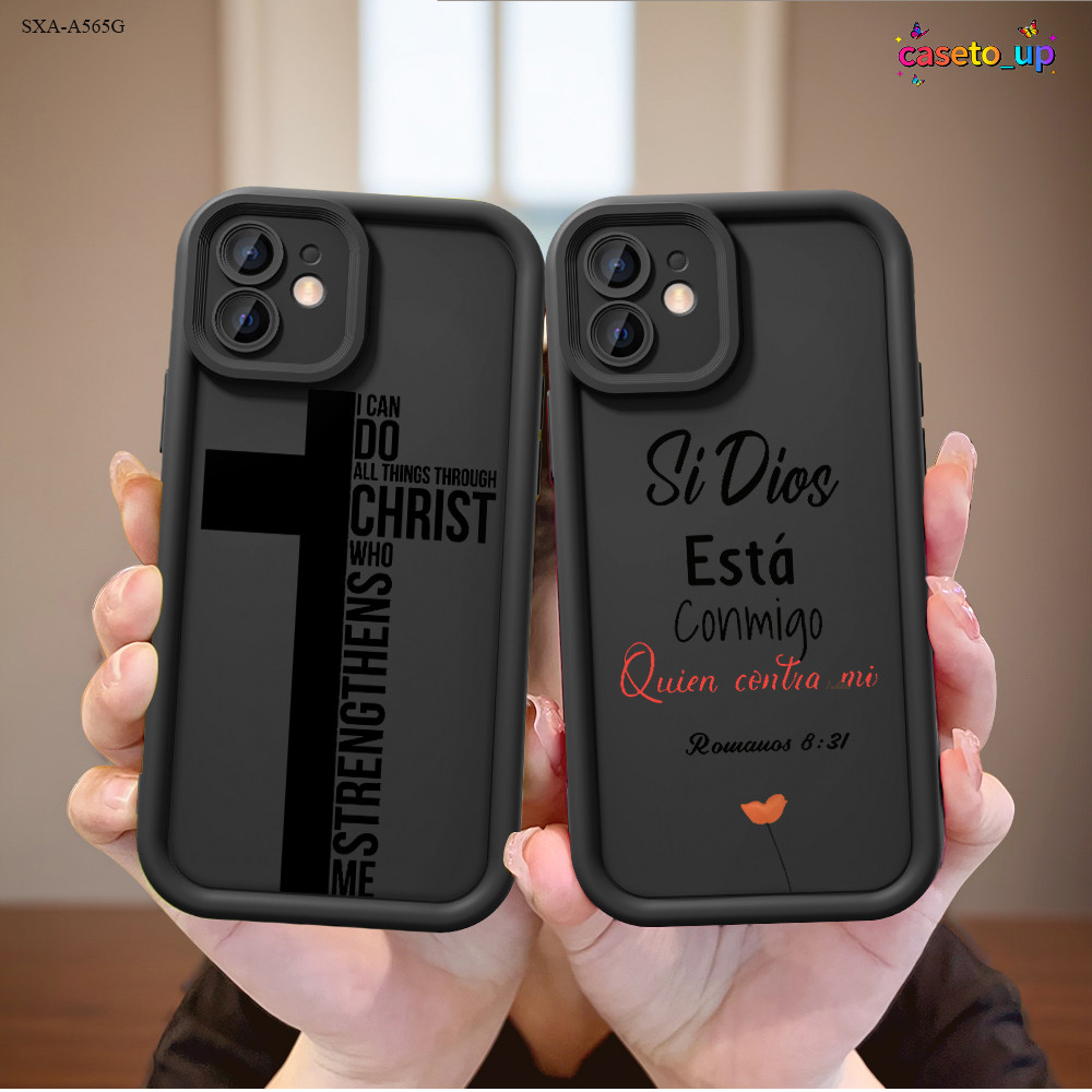 Capinha de Silicone Preta Para Samsung Galaxy A56 A55 A54 A53 A52 A52S A36 A35 A34 A32 4G 5G Capa de Celular TY7118