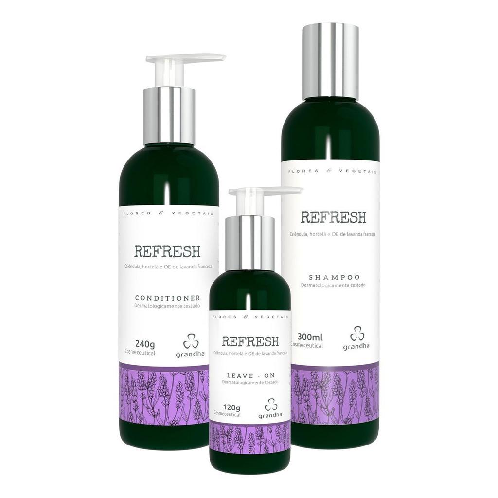 Kit Completo Grandha Refresh Flores & Vegetais