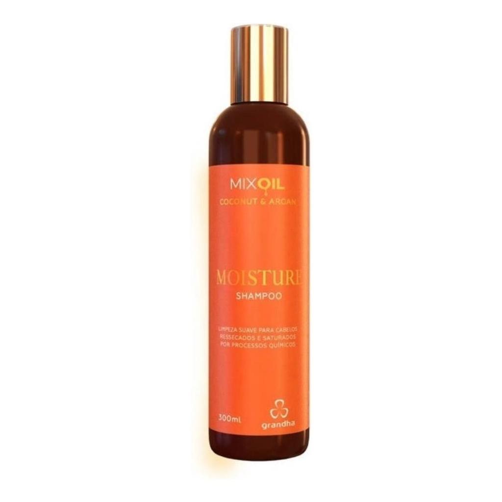 Grandha Mix Oil Coconut & Argan Moisture Shampoo