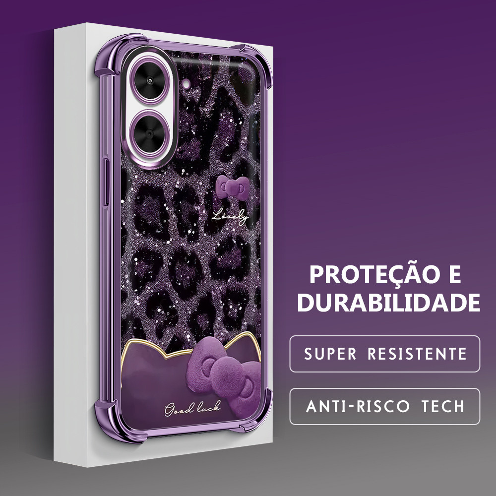 Capinha Para Xiaomi Poco C71 Capa de Transparente Anti Choque Celular FS0610