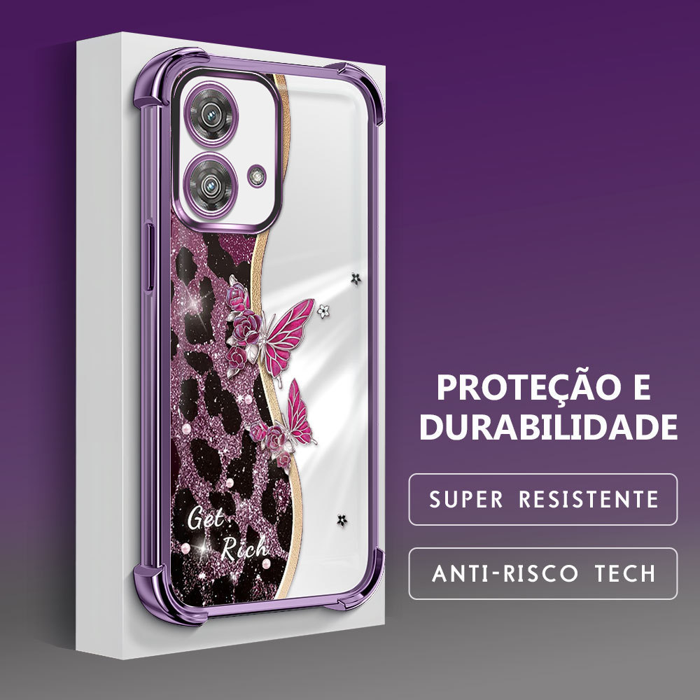 Capinha Para Motorola Moto Edge 40 Neo 5G Capa de Transparente Anti Choque Celular FS0701