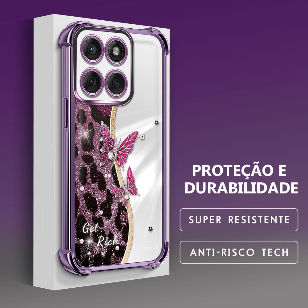 Capinha Para Motorola Moto Edge 60 Fusion 60 5G Capa de Transparente Anti Choque Celular FS0701