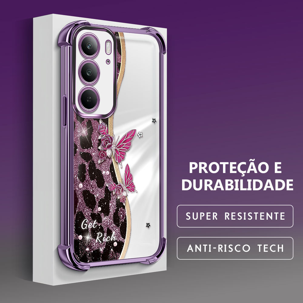 Capinha Para Realme C75 C75X 4G Capa de Transparente Anti Choque Celular FS0701