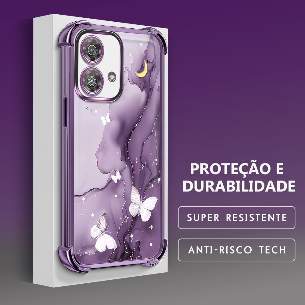 Capinha Para Motorola Moto Edge 40 Neo 5G Capa De Celular Silicone Anti Impacto De Telefone Case FS0710 em Oferta na Shopee