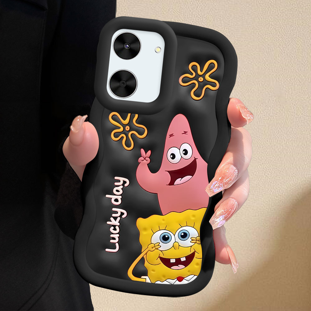 Capa Para Xiaomi Poco C71 Capinha Macia De Silicone Celular SpongeBob 0280 MKL em Oferta na Shopee