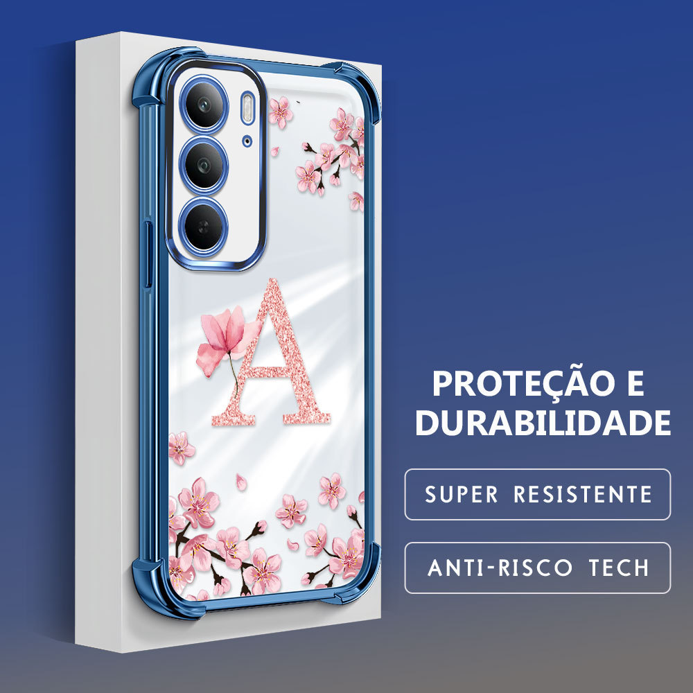 Capinha Para Realme C75 C75X 4G Capa De Celular Case Macia Anti Choque Transparente Protetora FS 0818 em Oferta na Shopee