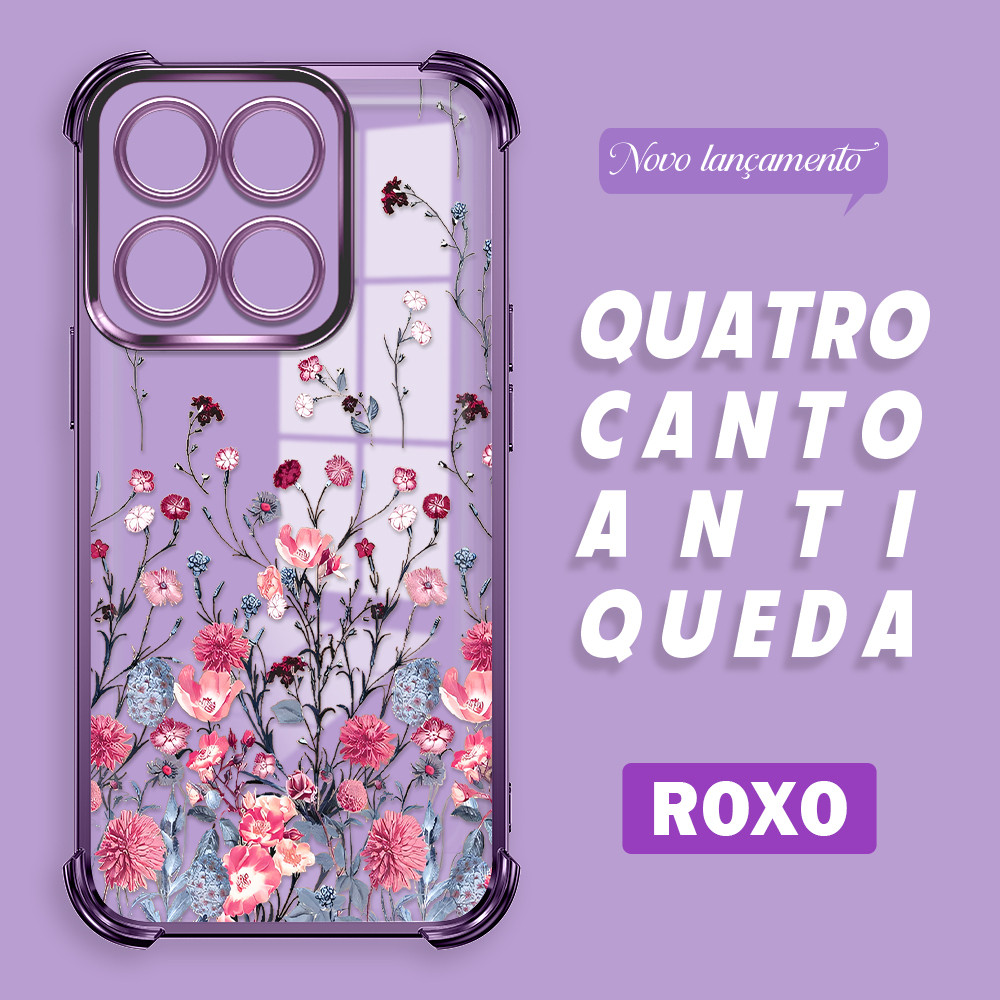 Capinha Capa Anti Impacto Transparente Luxo Para Motorola Moto Edge 60 Fusion 60