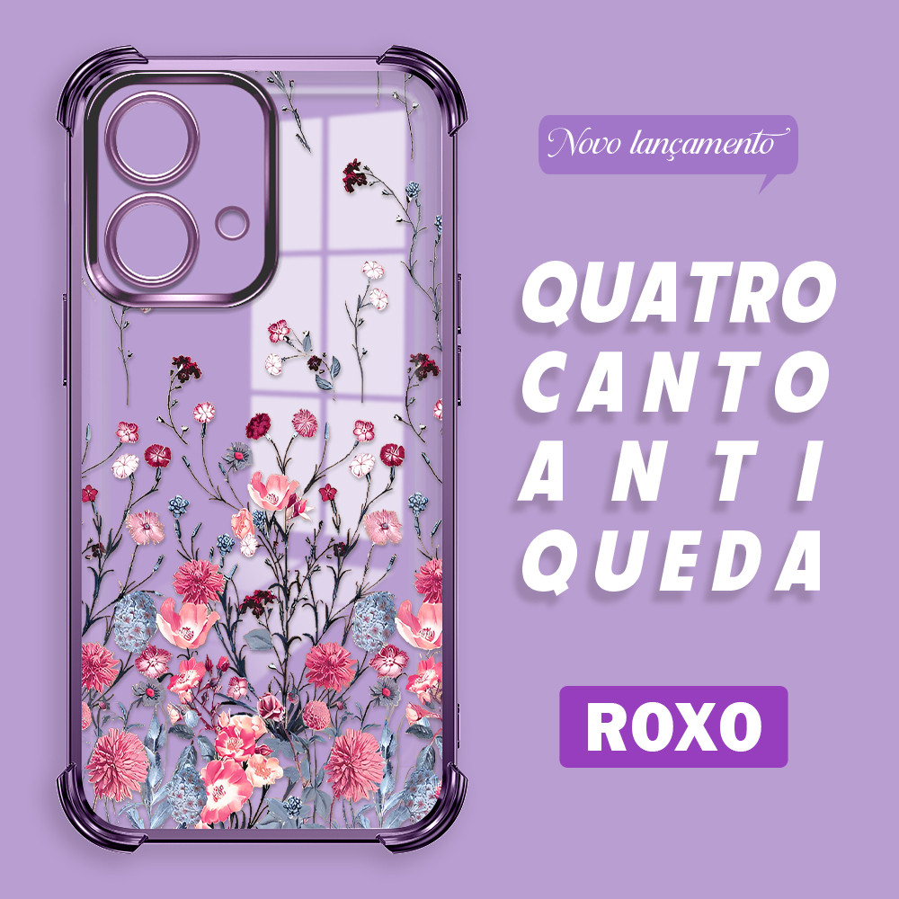 Capinha Capa Anti Impacto Transparente Luxo Para Motorola Moto Edge 40 Neo 5G Case De Celular SJ 0479